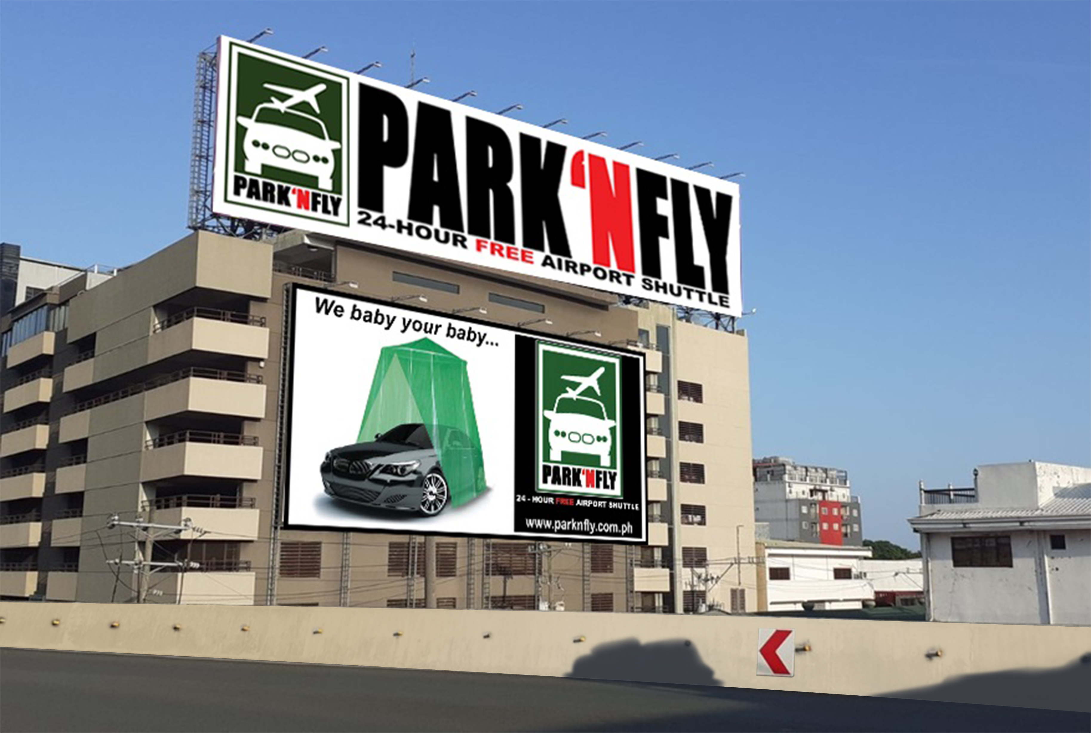 Park N Fly advertising
