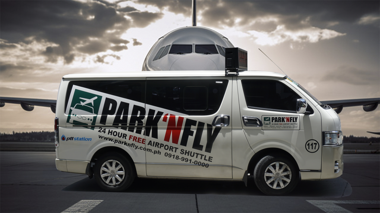 Airport shuttle van 1