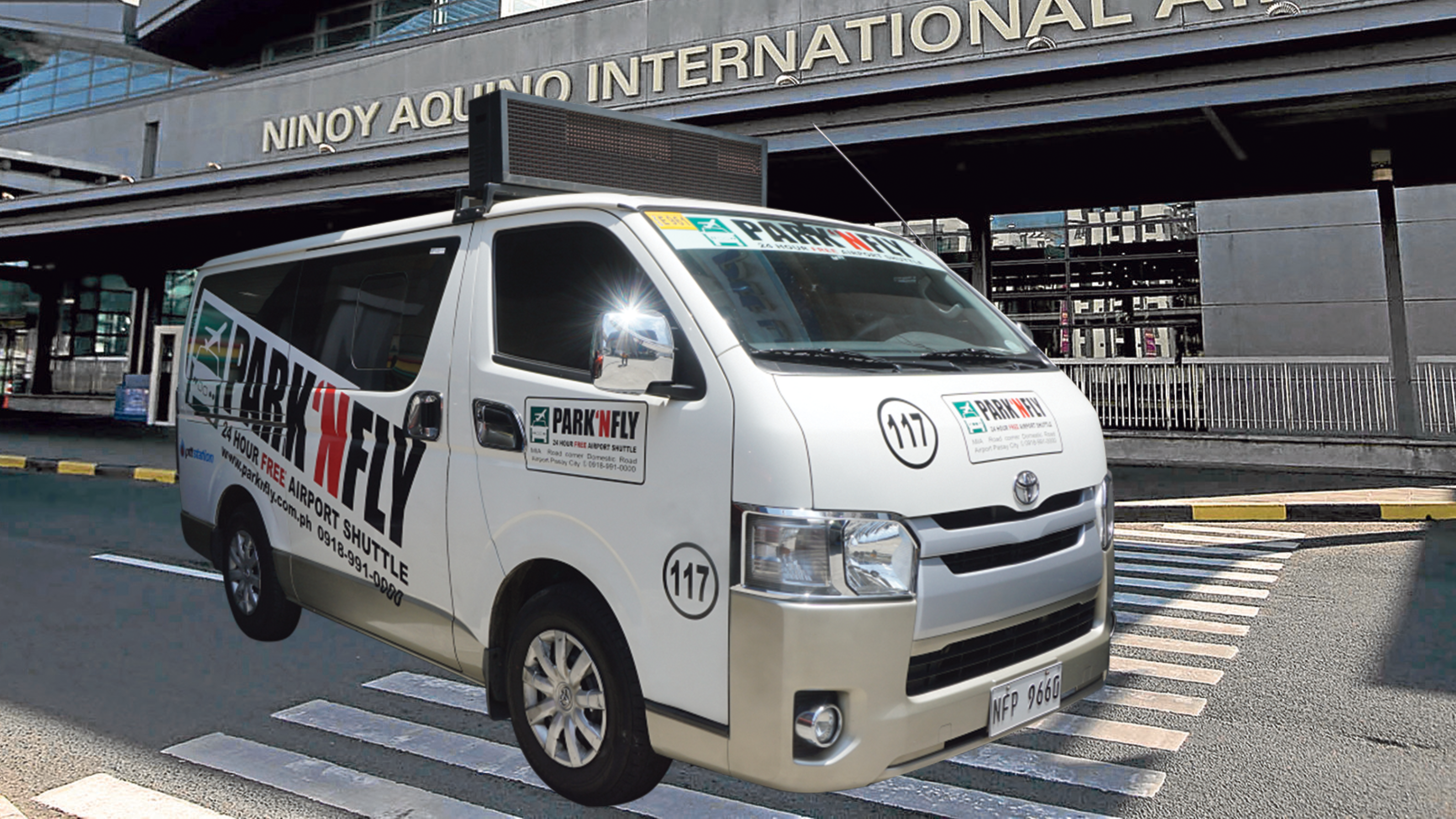 Airport shuttle van 2